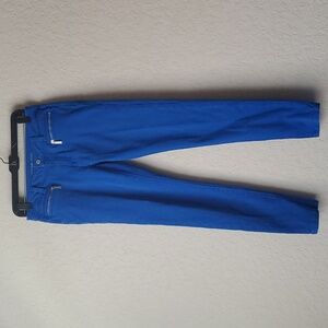Michael Kors blue zipper pocket skinny jeans size 4